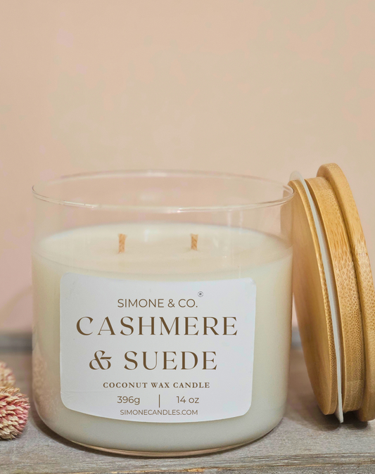 Cashmere & Suede 2-Wick Candle