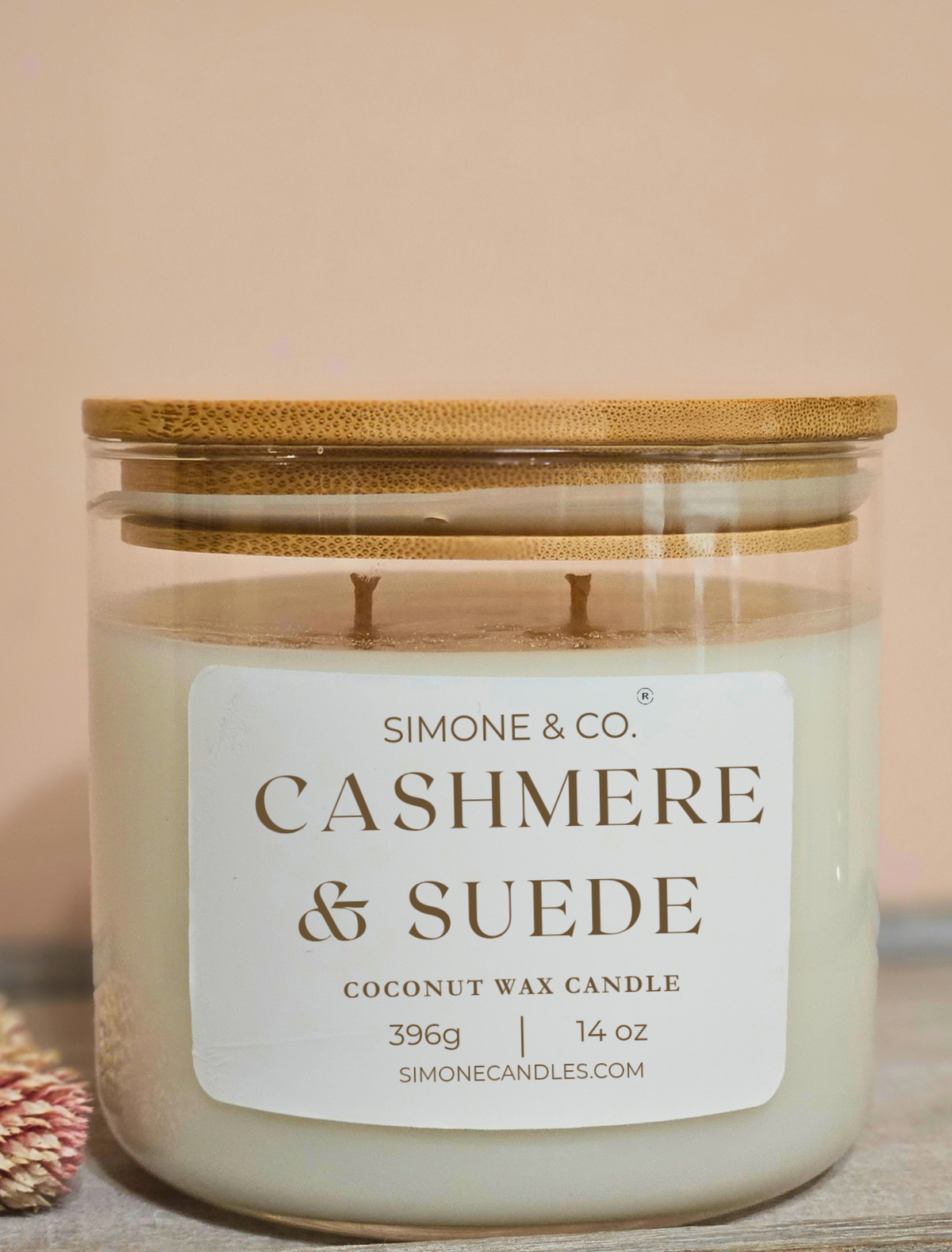 Cashmere & Suede 2-Wick Candle