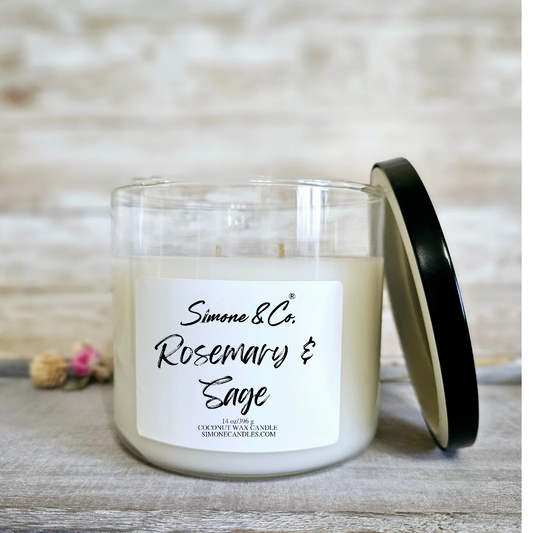 Rosemary & Sage 2-Wick Candle