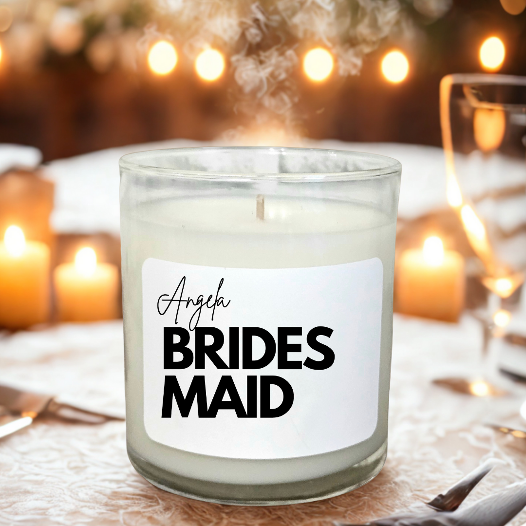 Bridesmaid Custom Candle