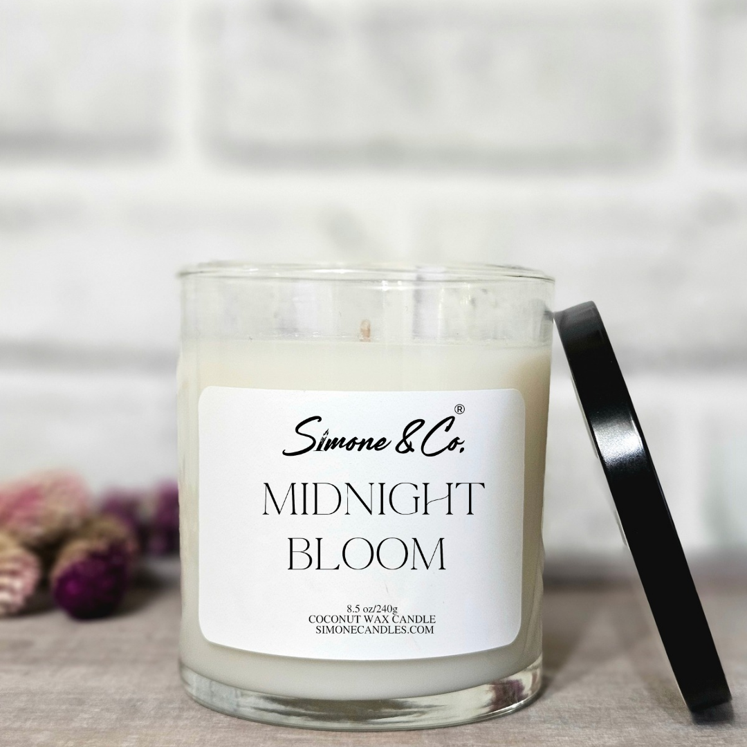 Midnight Bloom 8.5 oz Jar Candle