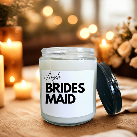 Bridesmaid Custom Candle