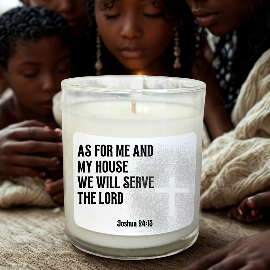 Serve the Lord Custom Candle