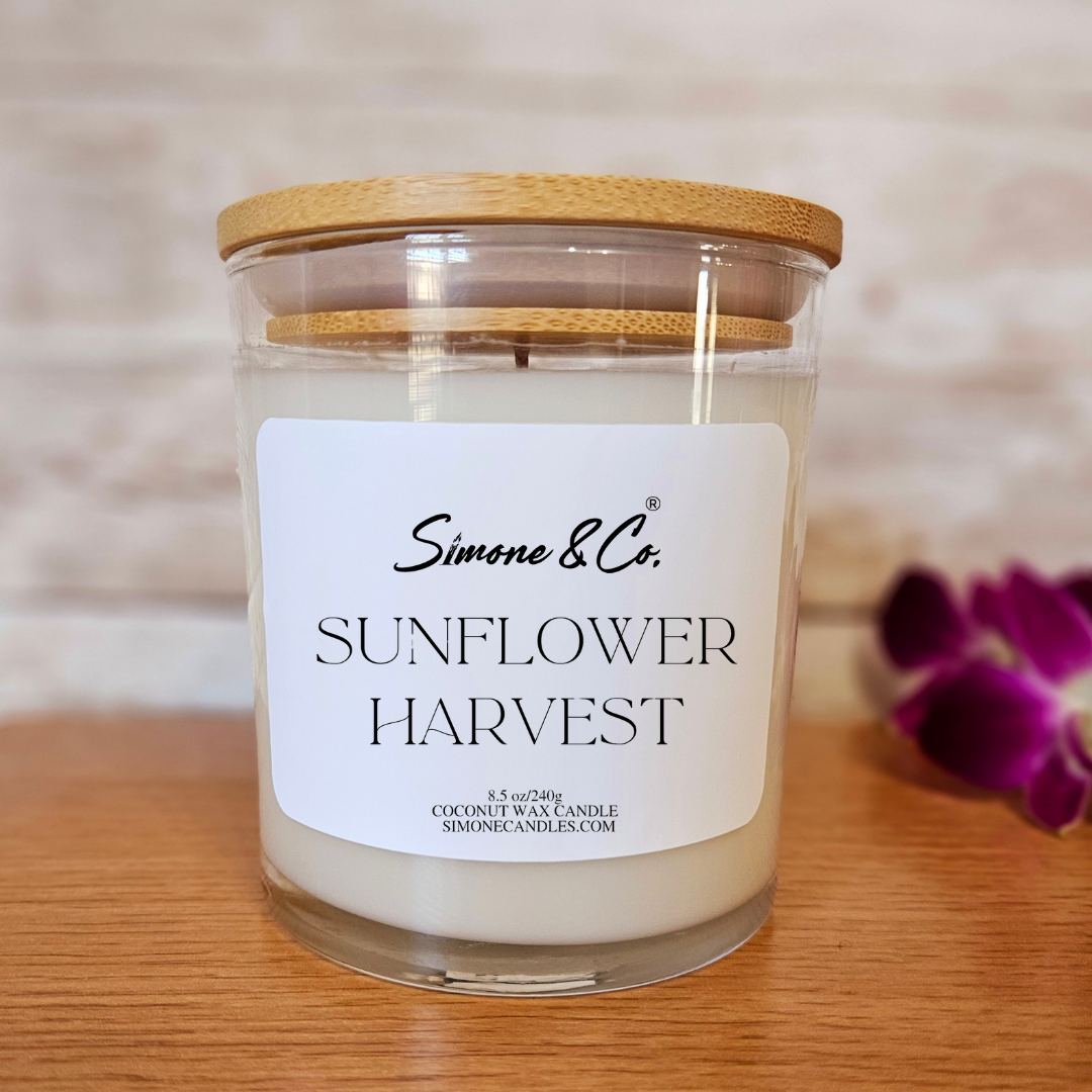 Sunflower Harvest 8.5 oz Jar Candle